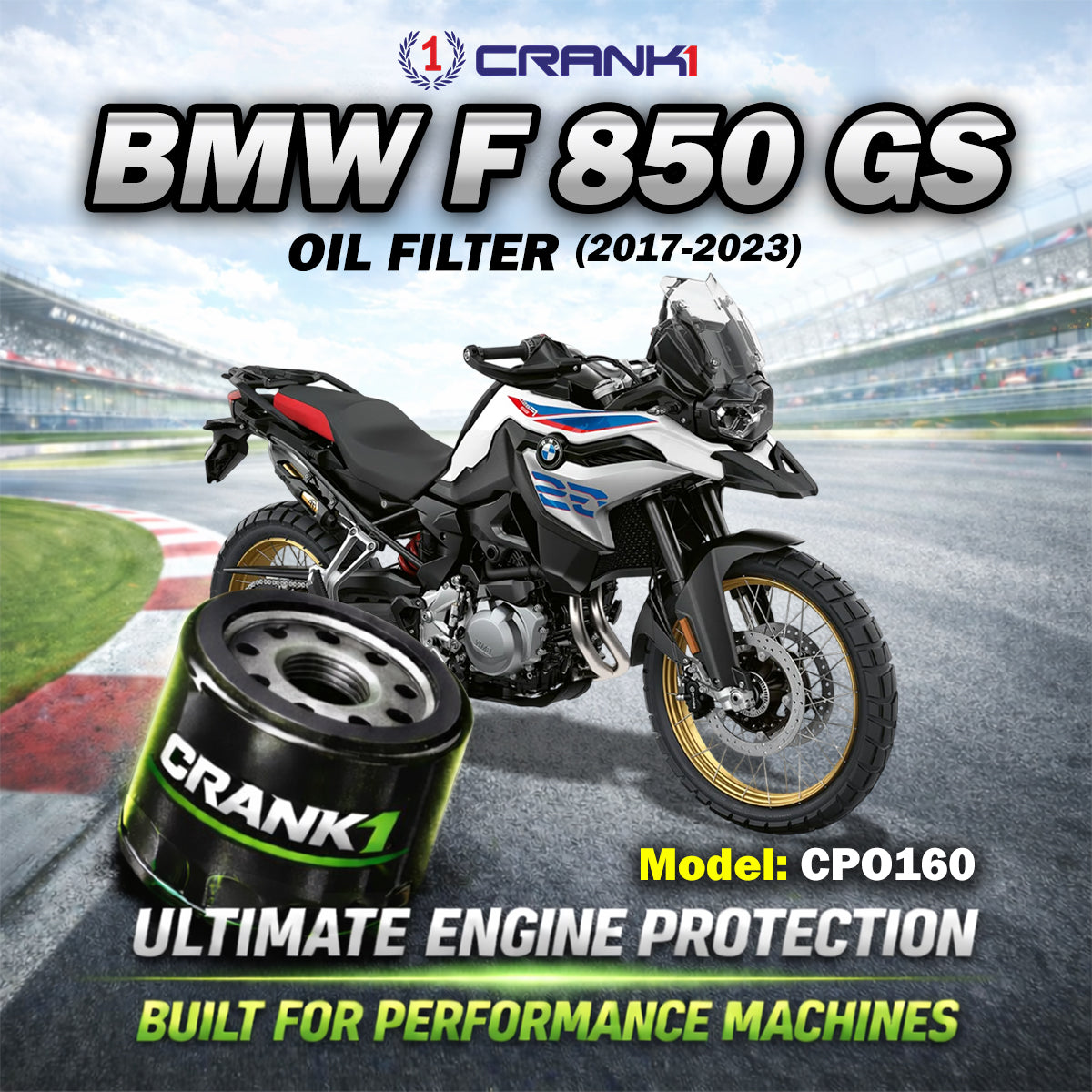 Oil Filter For BMW F 850 GS (2017-2023) - CPO160