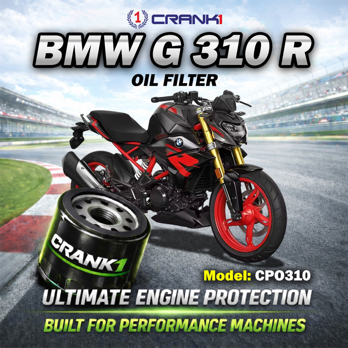 Oil Filter For BMW G 310 R - CPO310