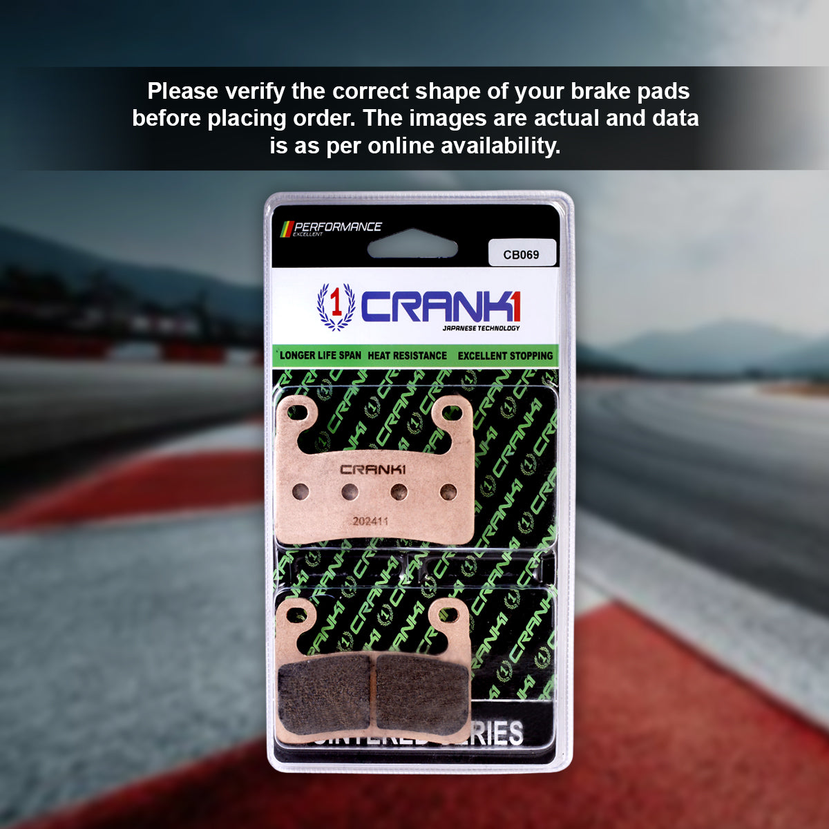 Sintered Brake Pads For BMW S 1000 RR M-Sport (2021-2022) - Front - CB069 - 2 Sets Required