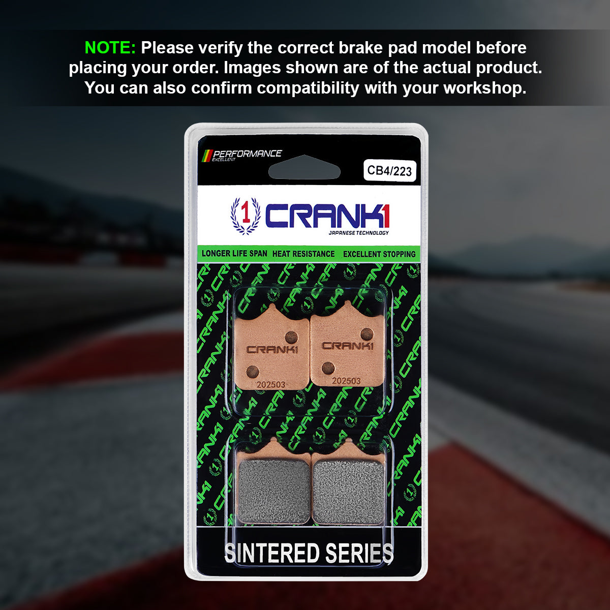 Sintered Brake Pads For Benelli TNT 600i (2014 Onwards) - Front - CB4/223 - 2 Sets
