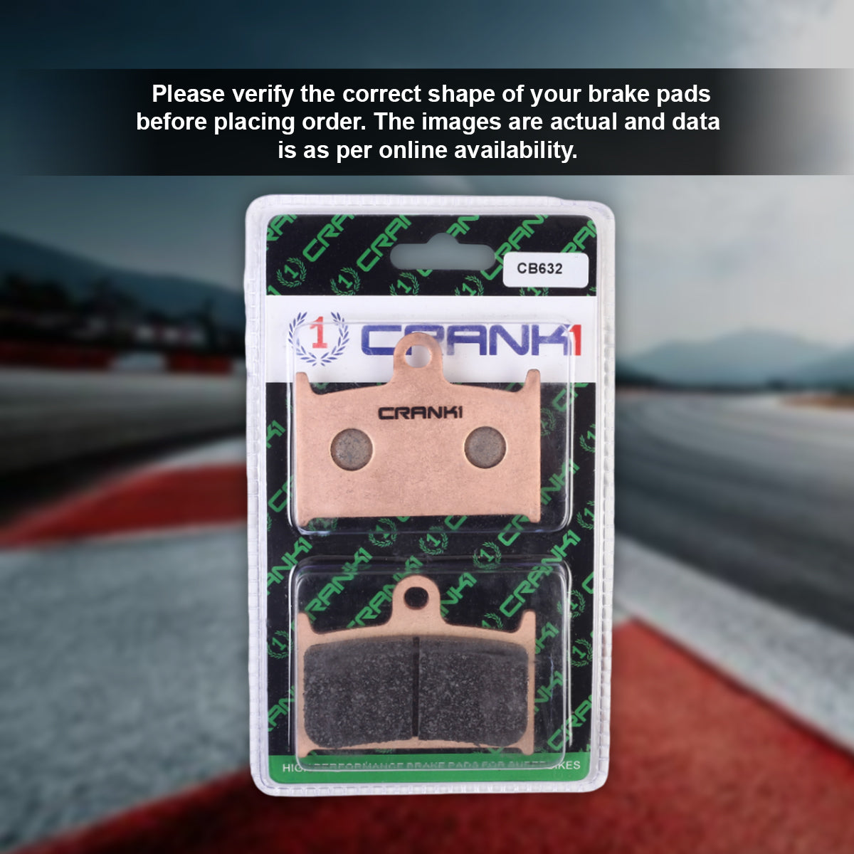 Sintered Brake Pads For Triumph Tiger Explorer 1200 (2012-2015) - Front - CB632 - 2 Sets