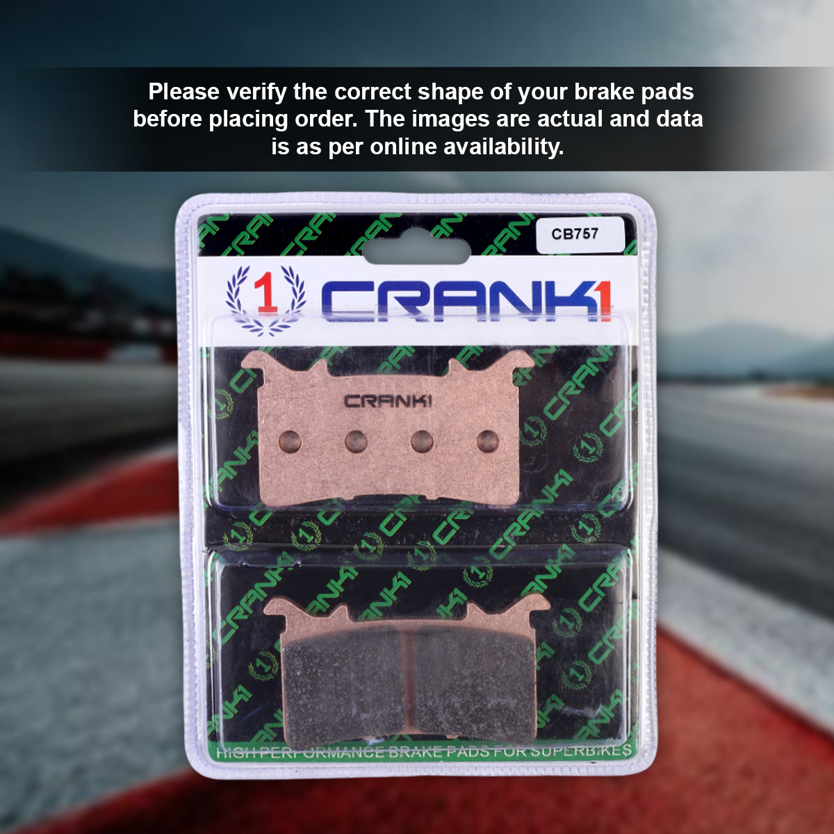 Sintered Brake Pads For BMW S 1000 RR (2023) - Front - CB757 - 2 Sets