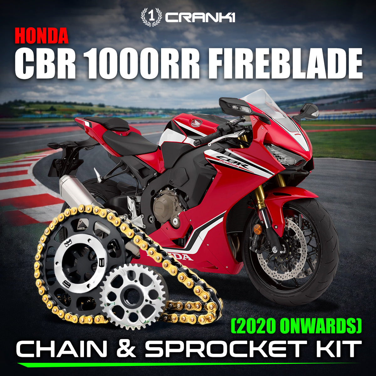Chain And Sprocket Kit For Honda CBR 1000RR Fireblade (2020 Onwards)