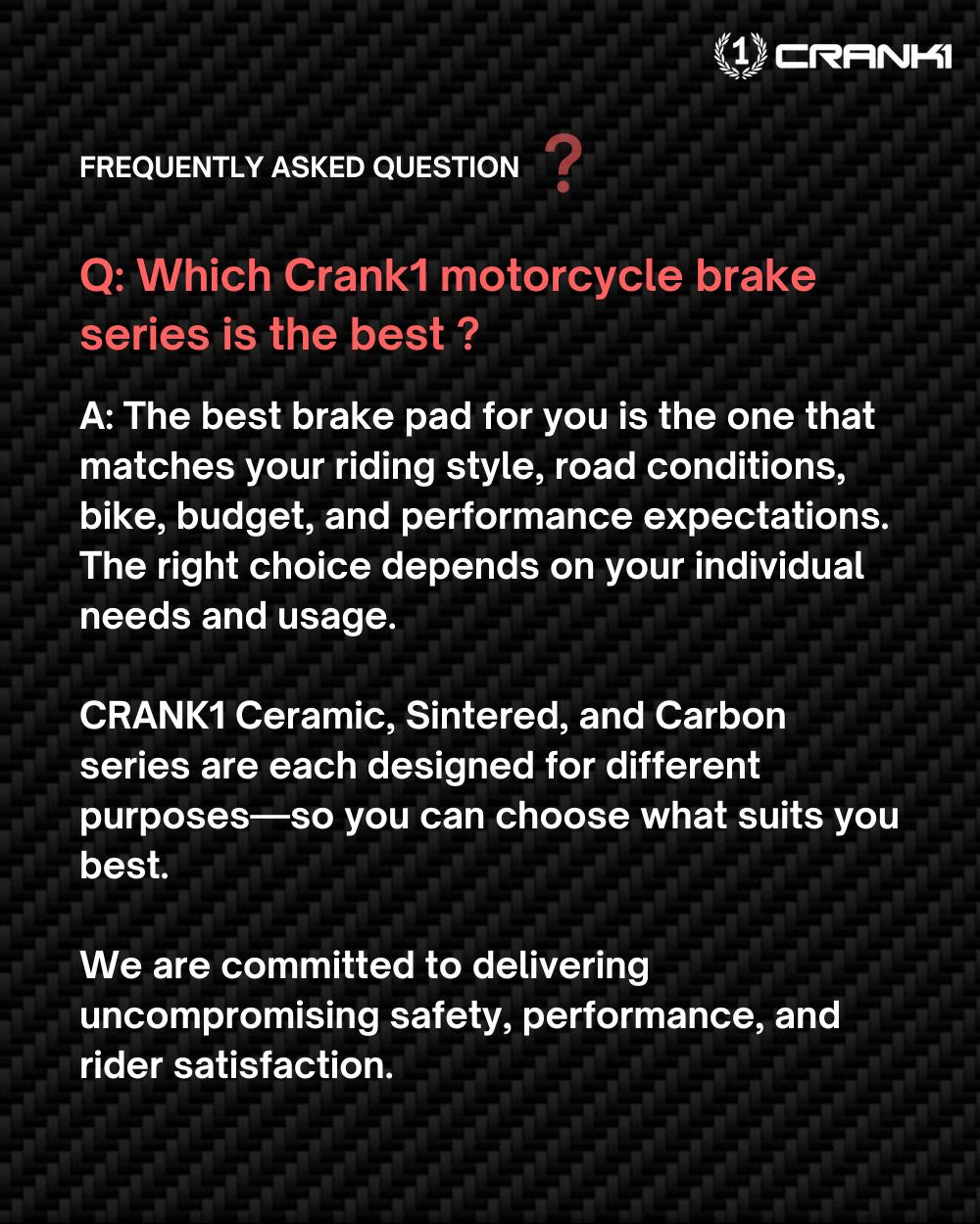 Carbon Brake Pads For Ducati Scrambler Full Throttle 800 (2023 Onwards) - Rear - CFB312 - 1 Set