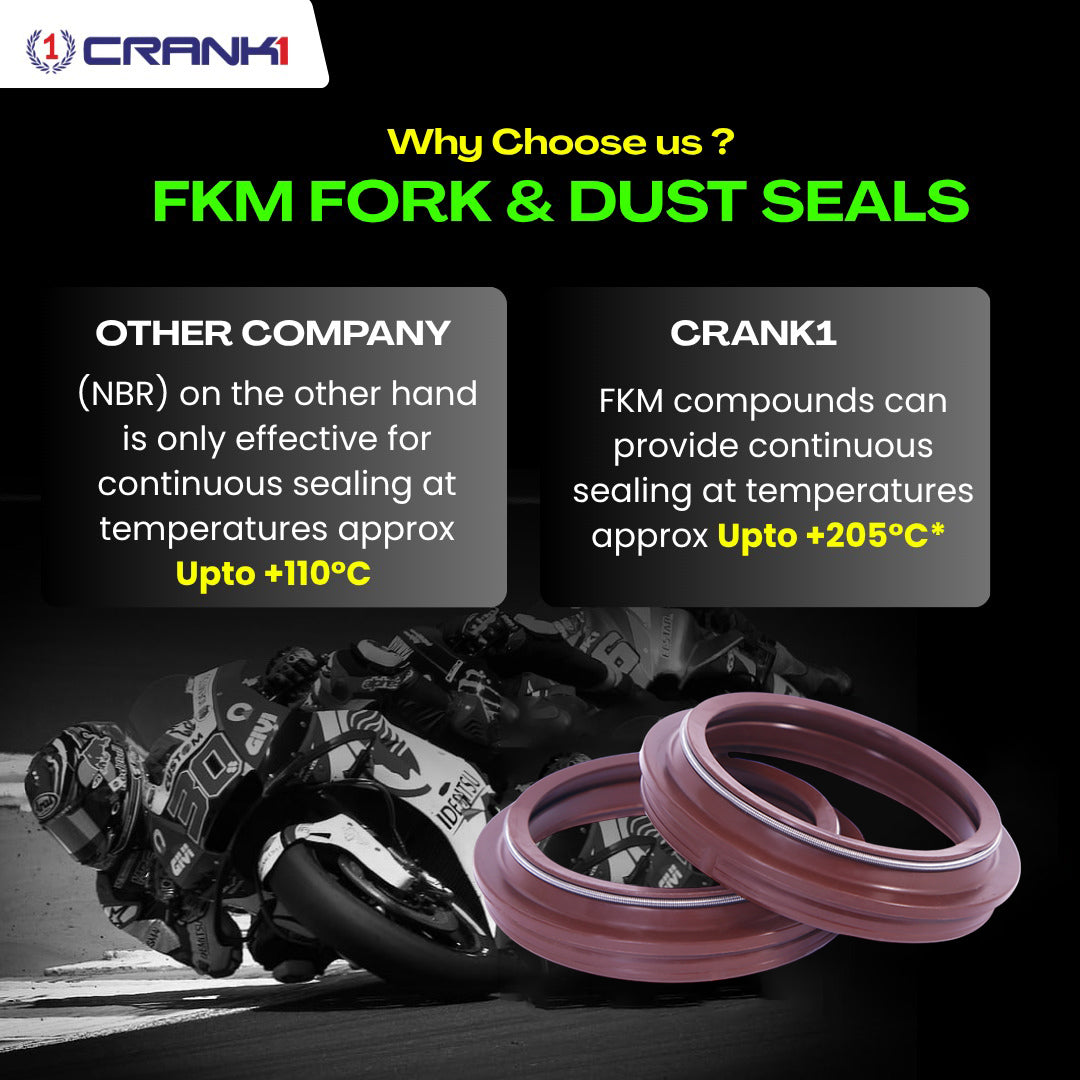 Fork Dust Seals Pair For Ducati Hyperstrada (2013-2015) - CPD57-102