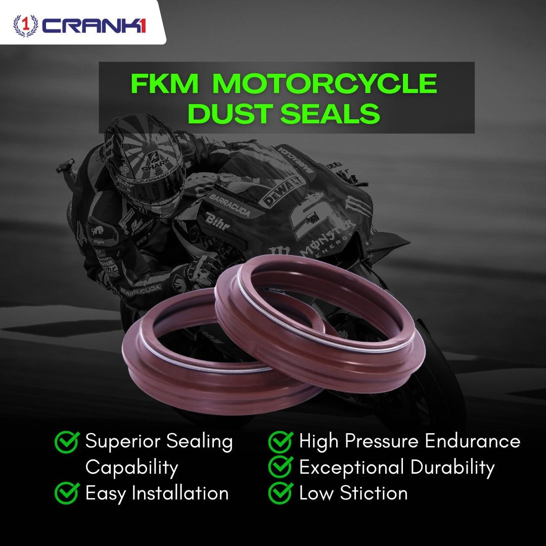 Fork Dust Seals Pair For Yamaha YZF R1 (2015 Onwards) - CPD57-102