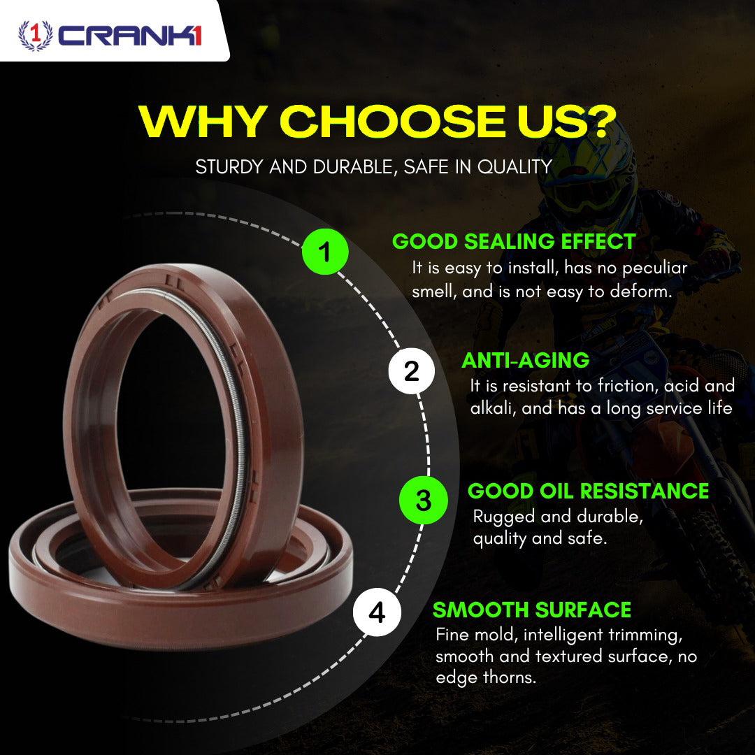 Fork Oil Seals Pair For BMW S 1000 R (2018-2020) - CPF55-156