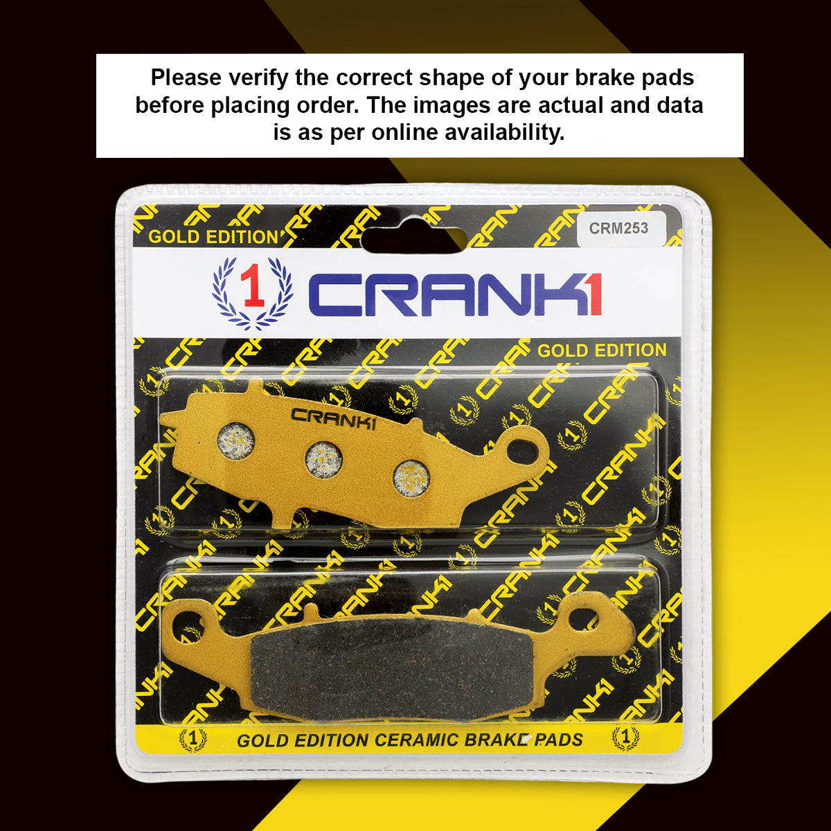 Ceramic Brake Pads For Suzuki V-Strom 650 (2017-2022) - Front - CRM534 + CRM253 - 2 Sets