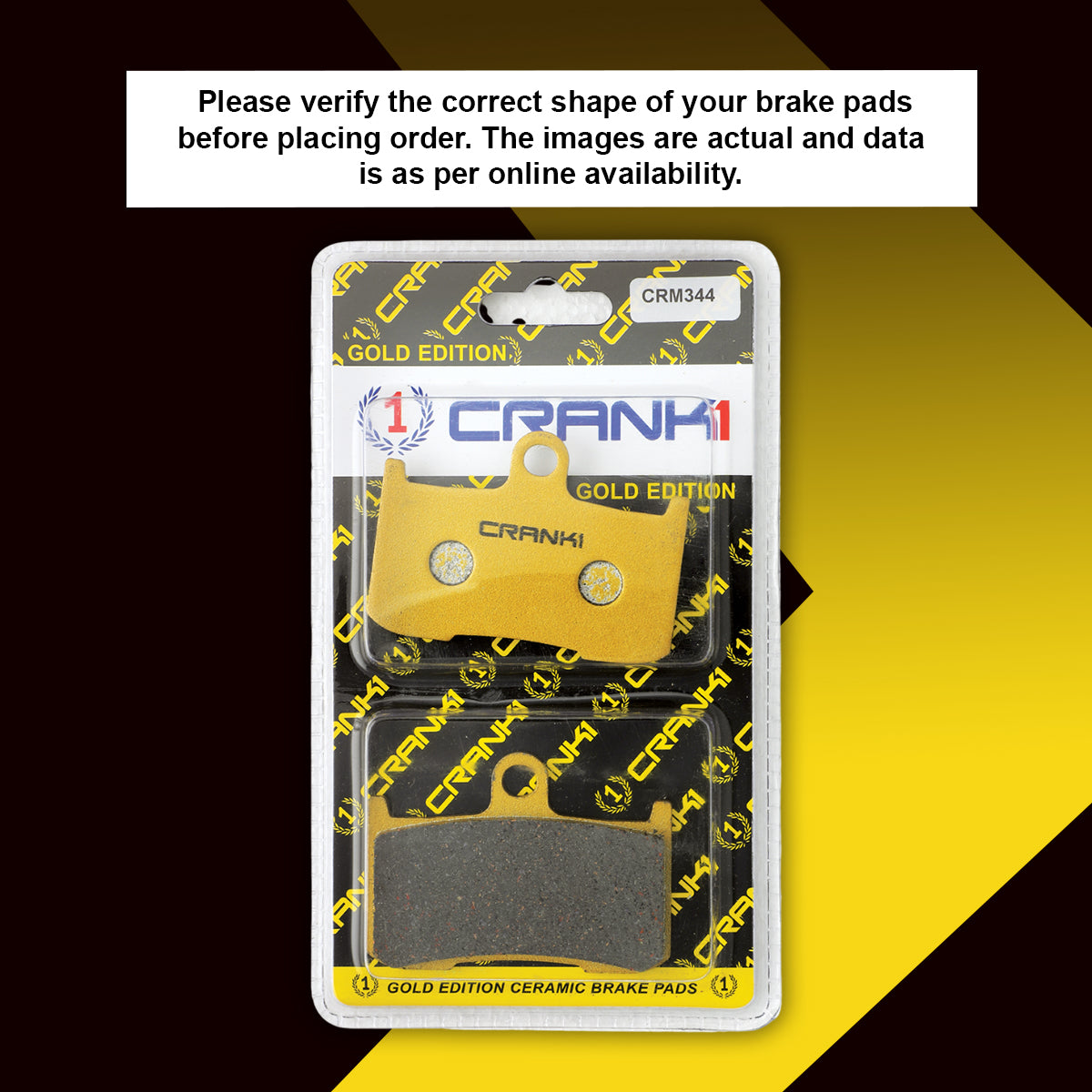 Ceramic Brake Pads For Kawasaki Z900 (2017-2025) - Front - CRM344 - 2 Sets