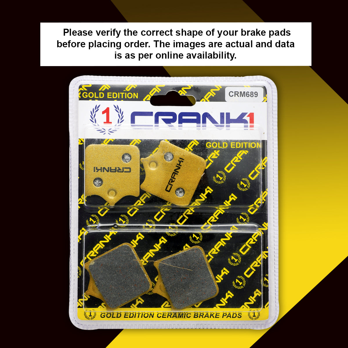 Ceramic Brake Pads For Benelli TNT 600i - Front - CRM689 - 2 Sets