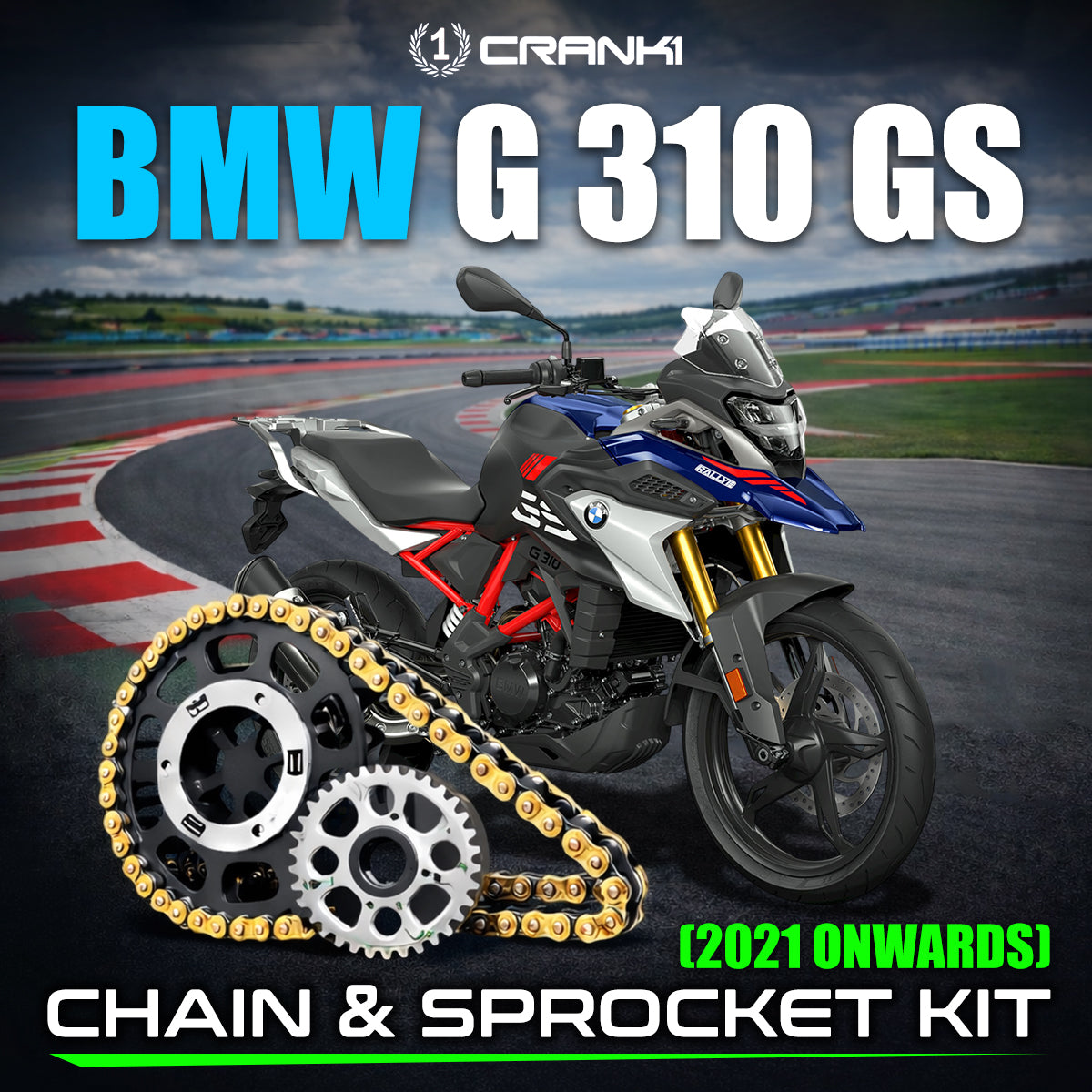 Chain And Sprocket Kit For BMW G 310 GS (2021 onwards)