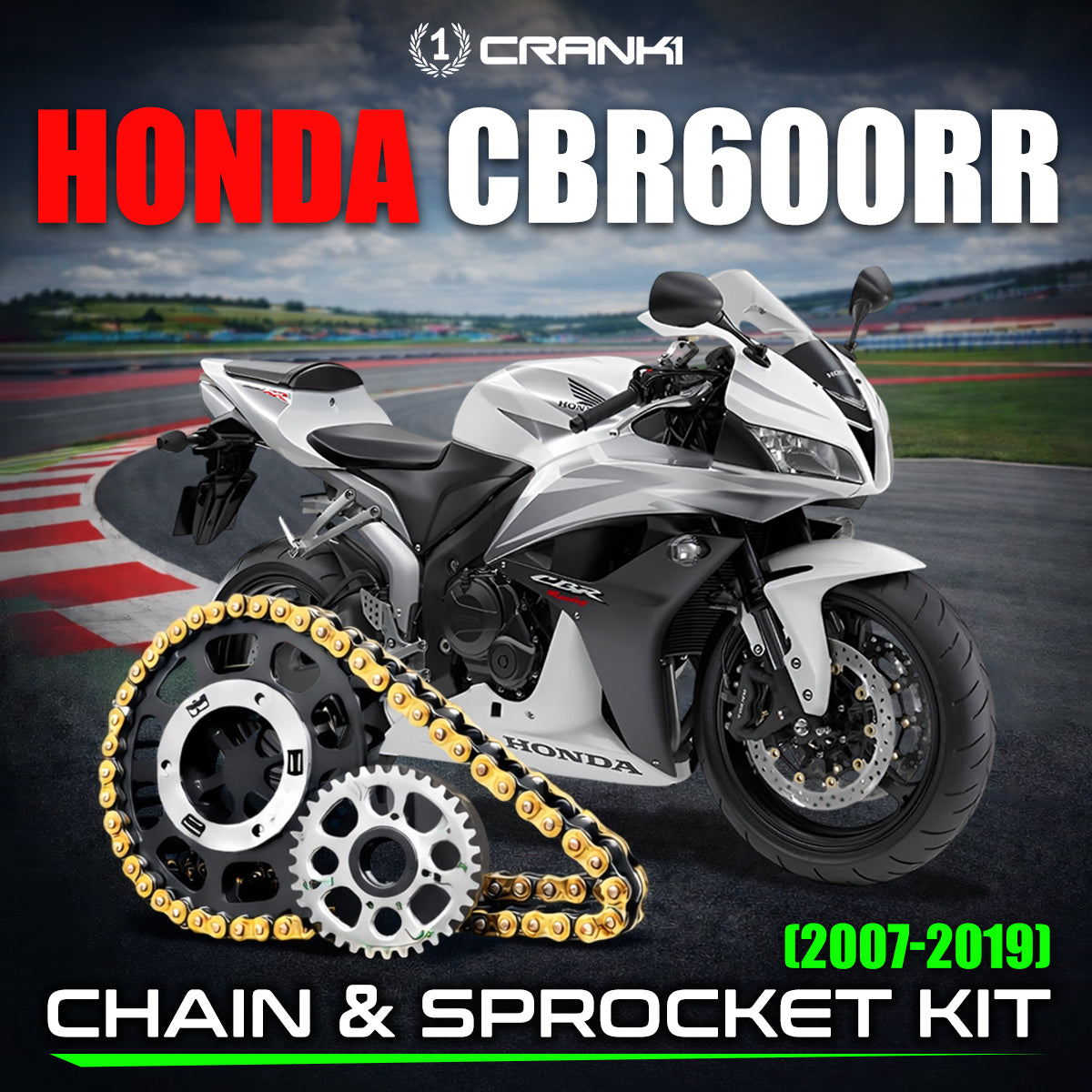 Chain And Sprocket Kit For Honda CBR600RR (2007-2019)