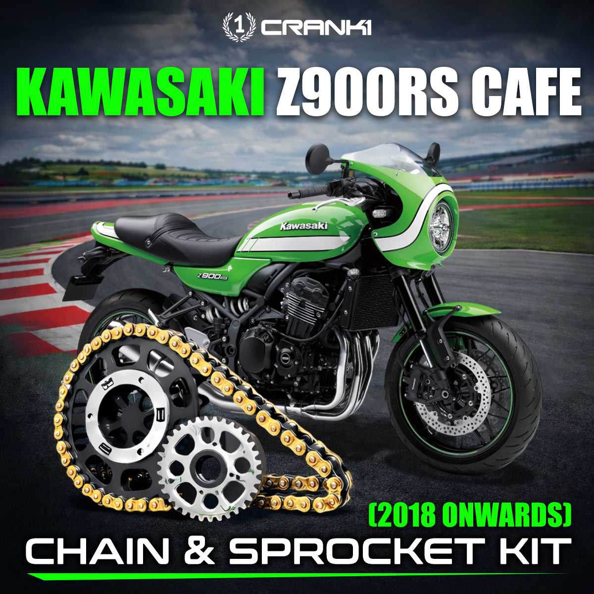 Chain And Sprocket Kit For Kawasaki Z900RS Cafe (2018 Onwards)