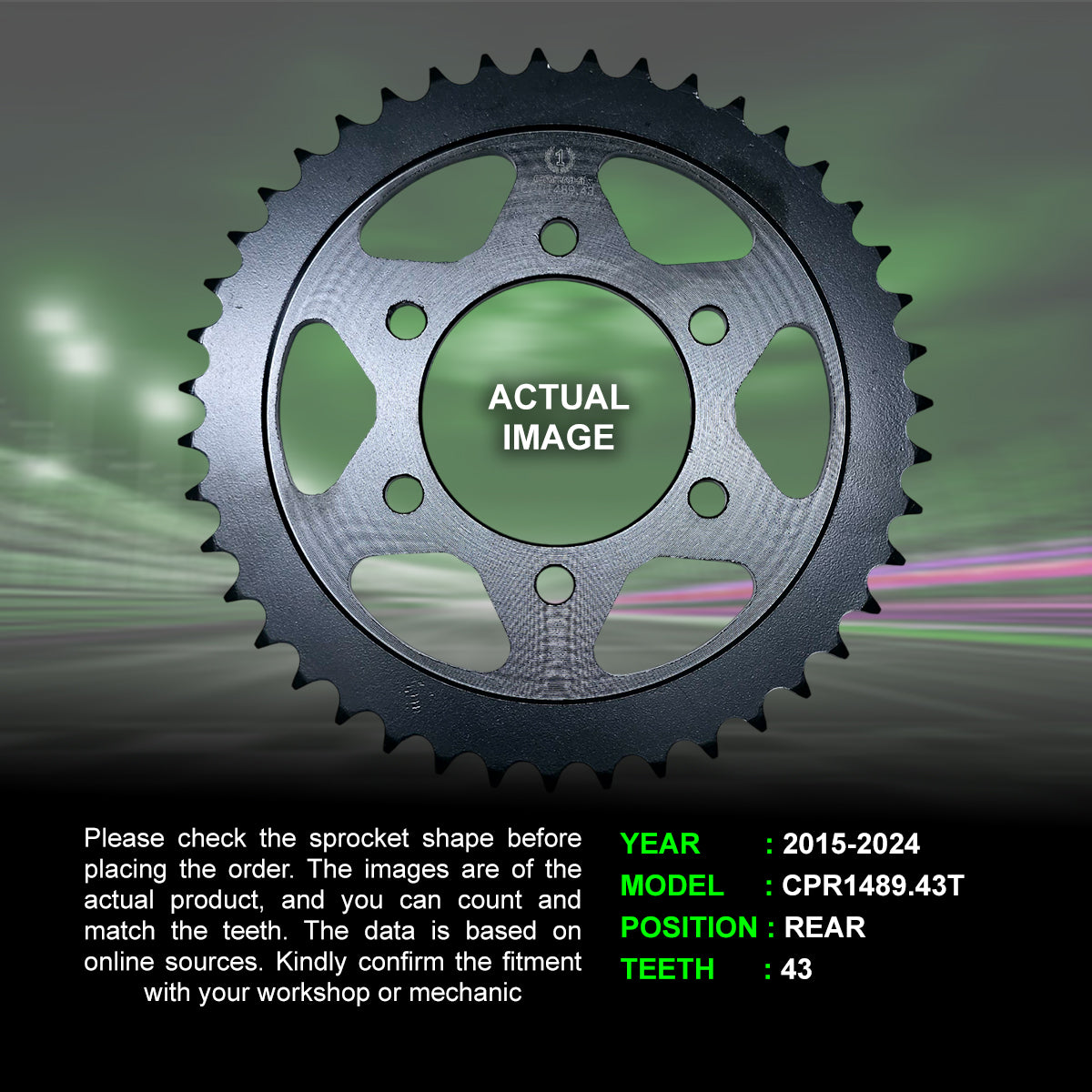 Chain And Sprocket Kit For Kawasaki Versys 1000 (2015-2024)