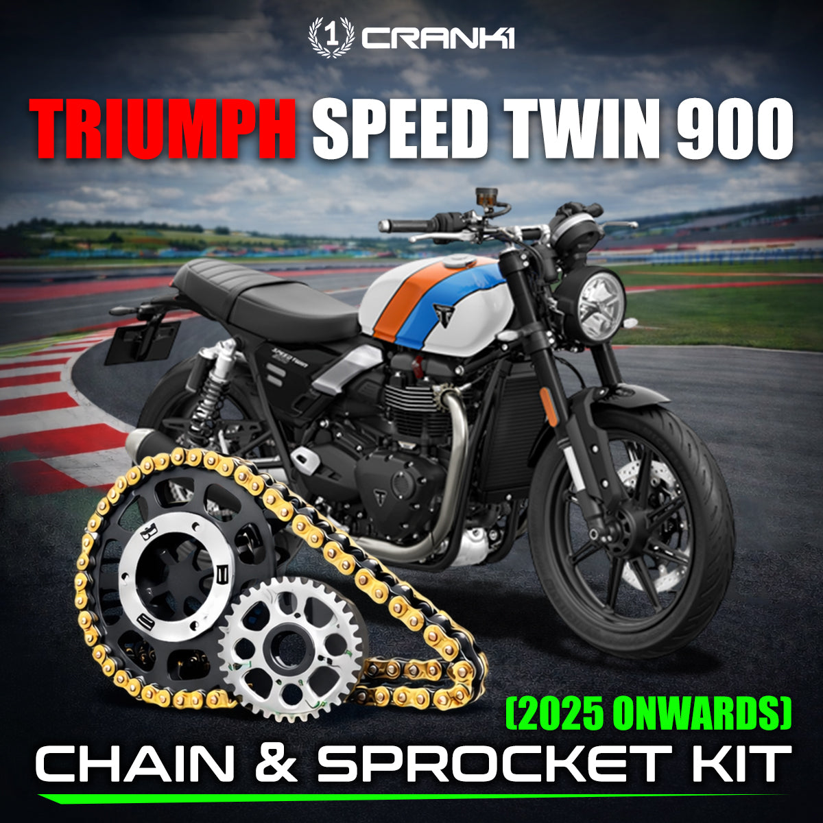 Chain And Sprocket Kit For Triumph Speed Twin 900 (2025 onwards)