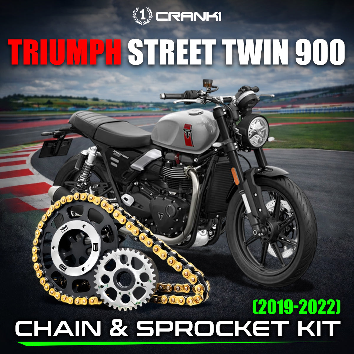 Chain And Sprocket Kit For Triumph Street Twin 900 (2019-2022)