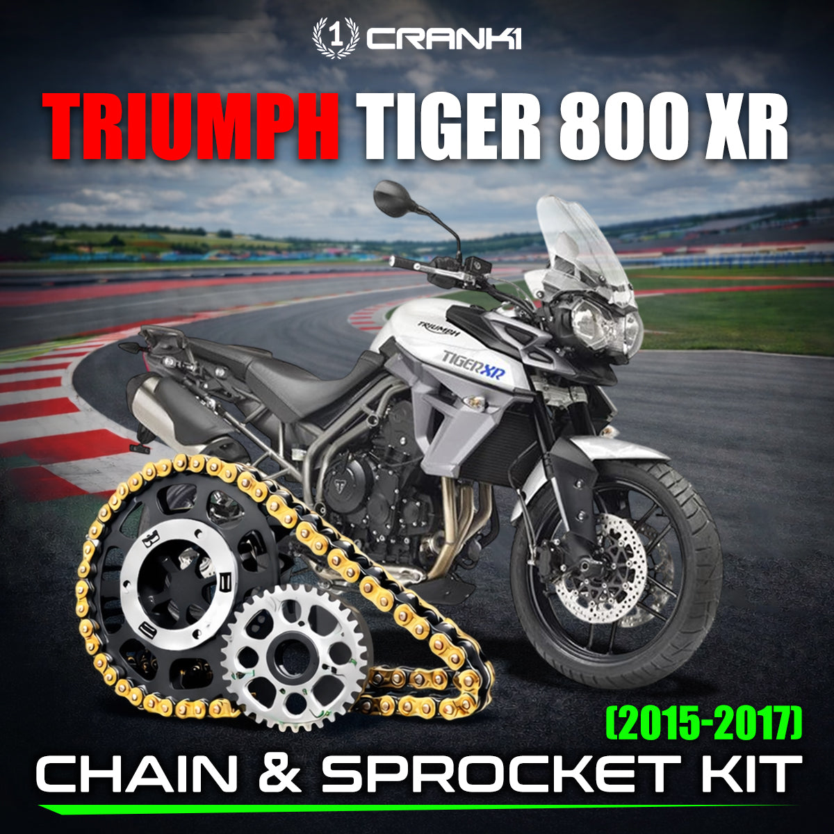 Chain And Sprocket Kit For Triumph Tiger 800 XR (2015-2017)