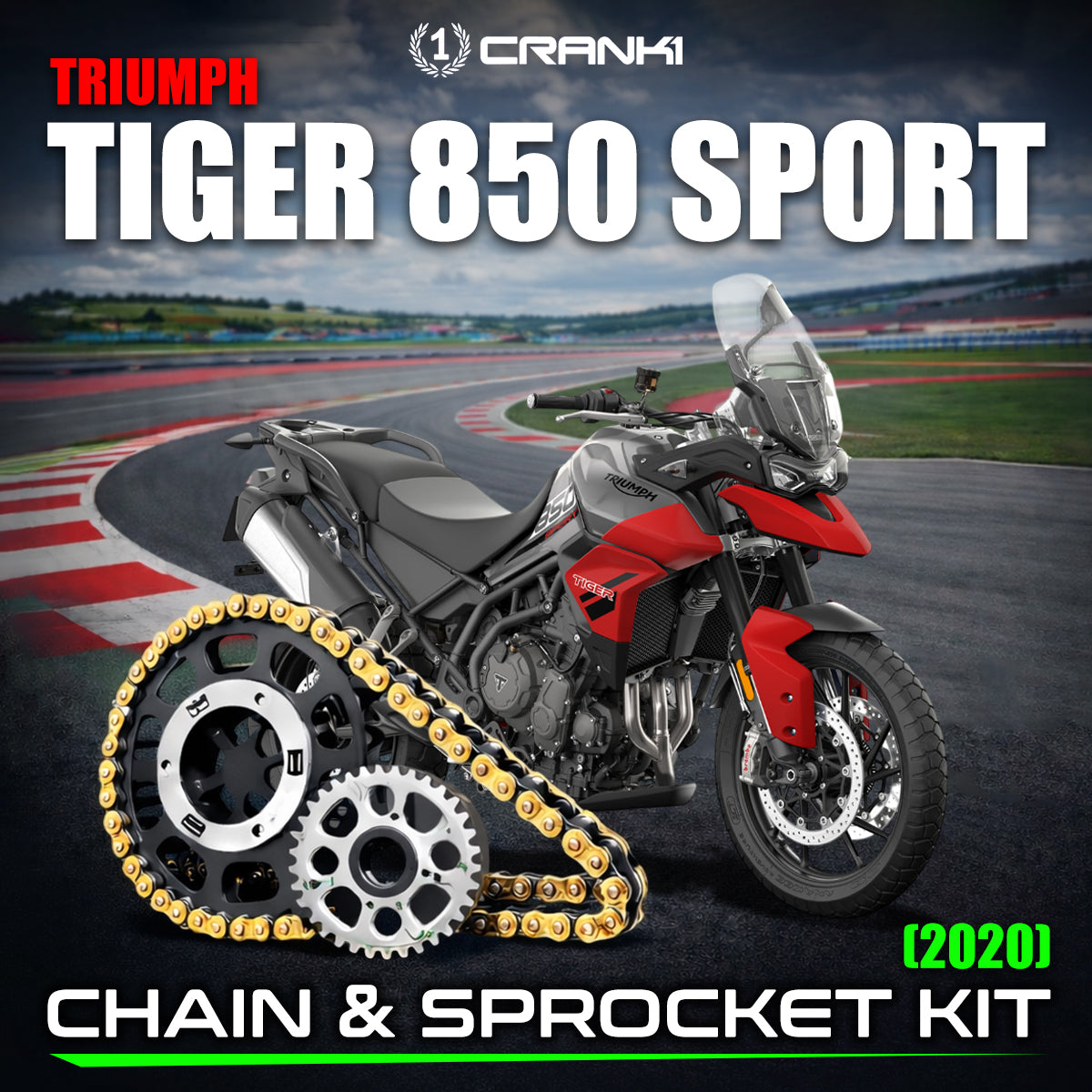 Chain And Sprocket Kit For Triumph Tiger 850 Sport (2020)