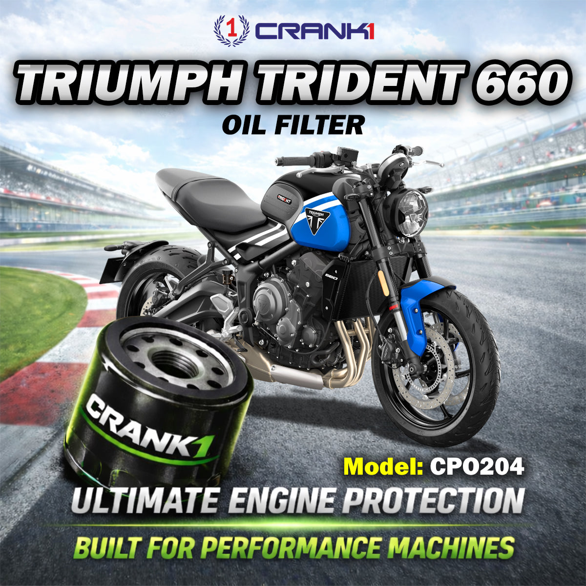 Oil Filter For Triumph Trident 660 - CPO204