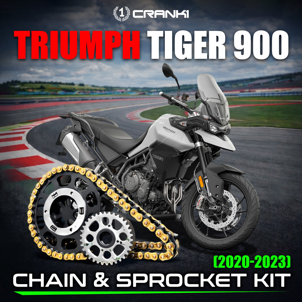 Chain And Sprocket Kit For Triumph Tiger 900 (2020-2023)