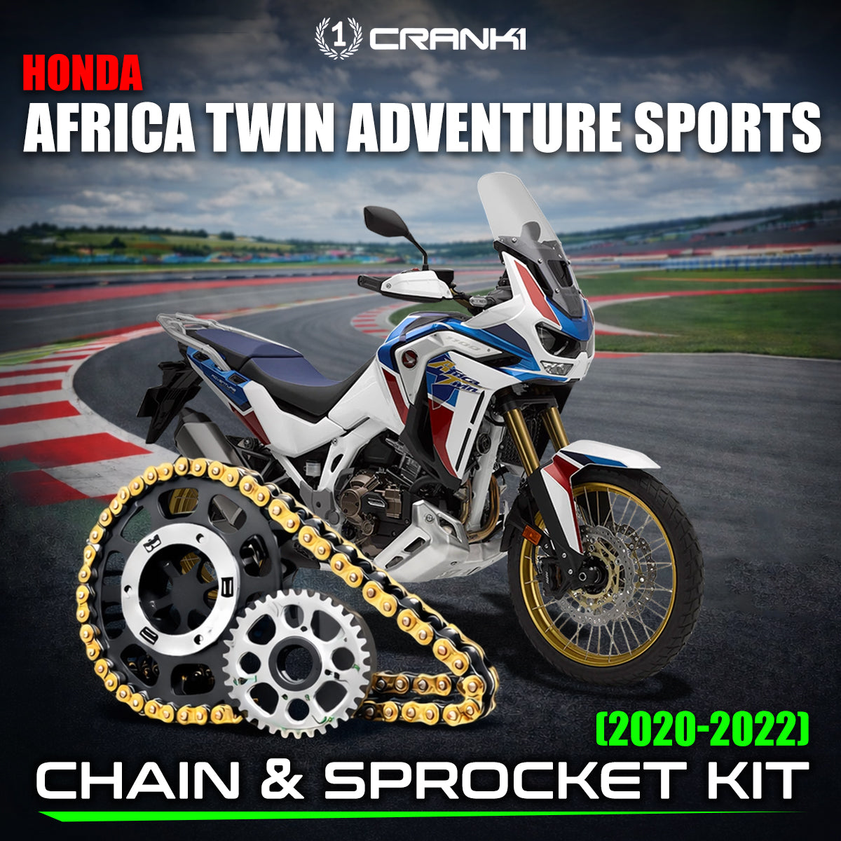 Chain And Sprocket Kit For Honda Africa Twin Adventure Sports (2020-2022)