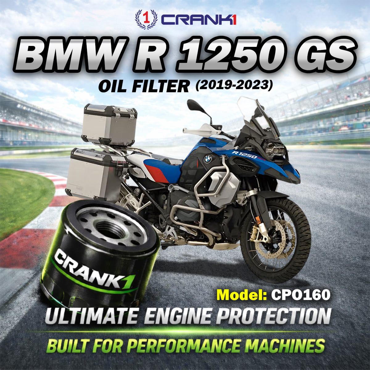 Oil Filter For BMW R 1250 GS (2019-2023) - CPO160