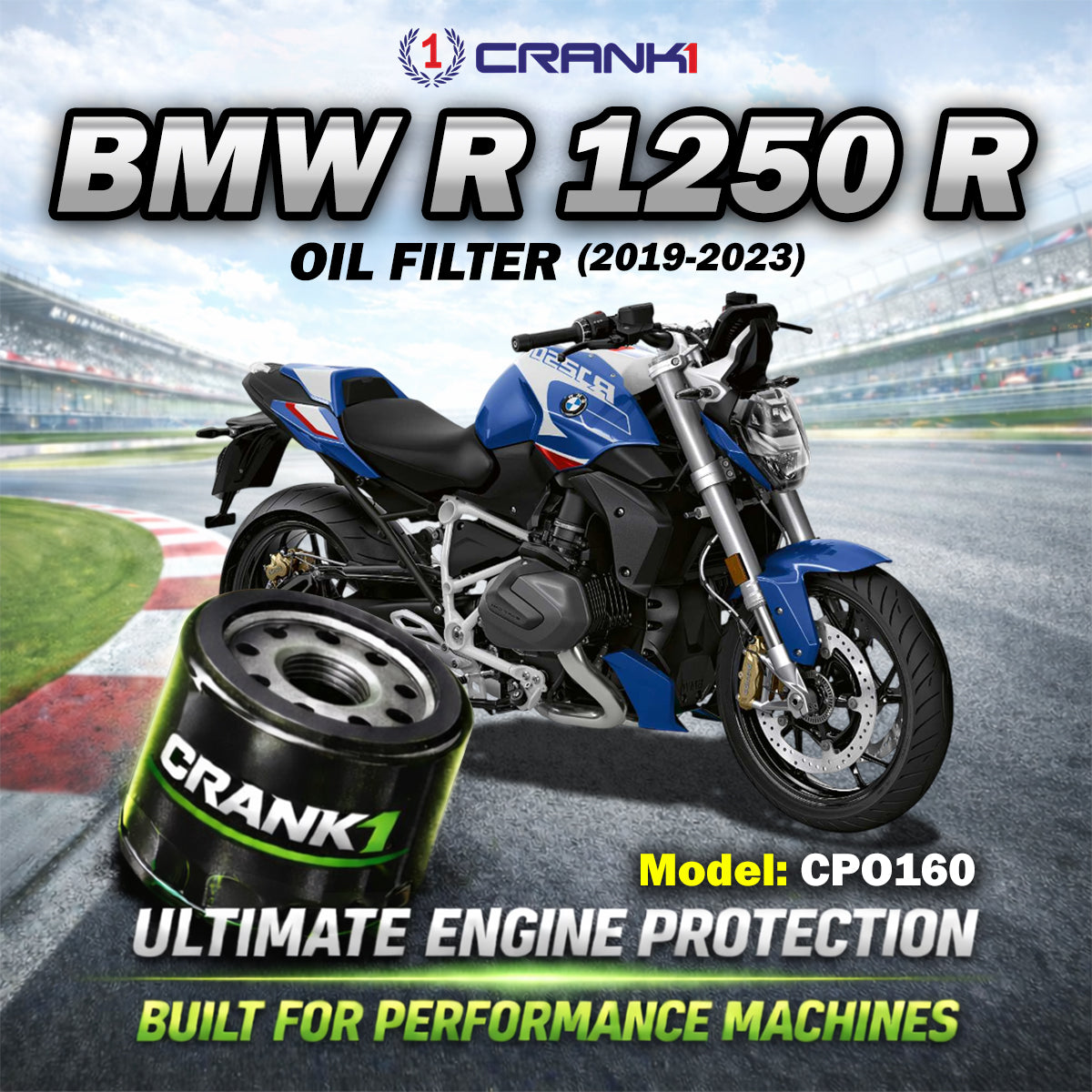 Oil Filter For BMW R 1250 R (2019-2023) - CPO160