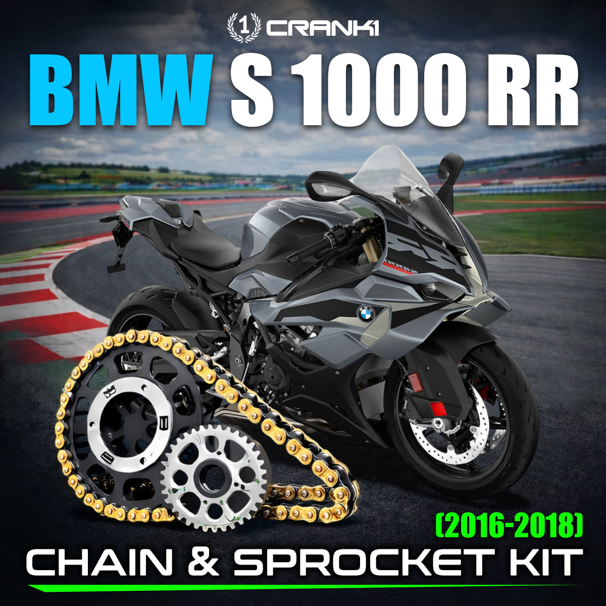Chain And Sprocket Kit For BMW S 1000 RR (2016-2018)