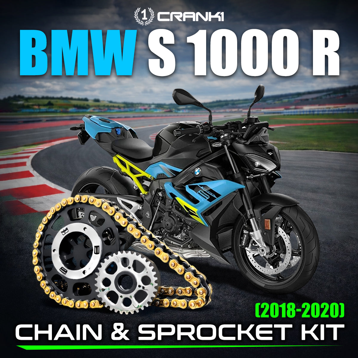 Chain And Sprocket Kit For BMW S 1000 R (2018-2020)