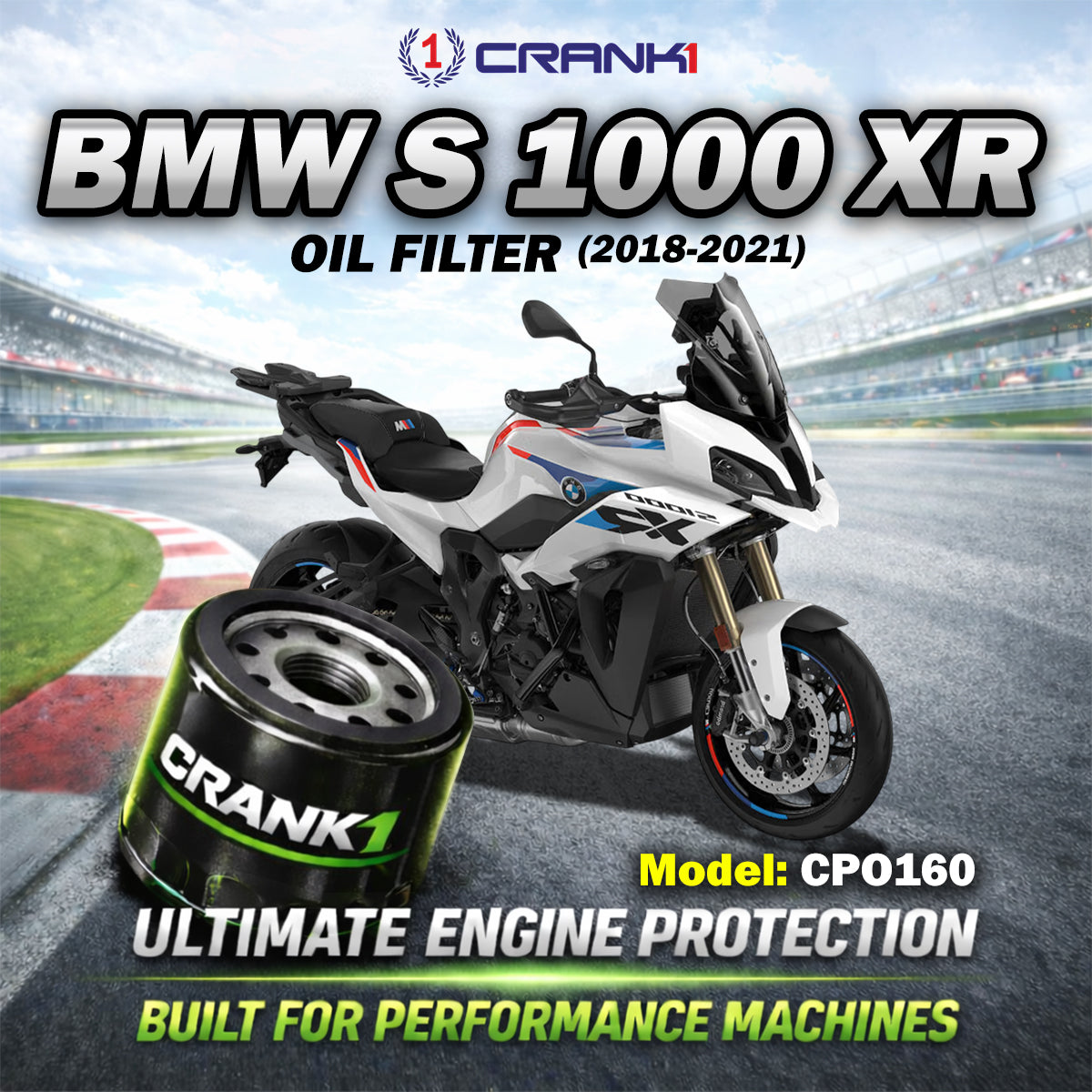 Oil Filter For BMW S 1000 XR (2018-2021) - CPO160