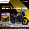 Ceramic Brake Pads For Bajaj Pulsar 220 - Front - CRM479