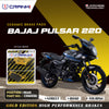 Ceramic Brake Pads For Bajaj Pulsar 220 - Rear - CRM359