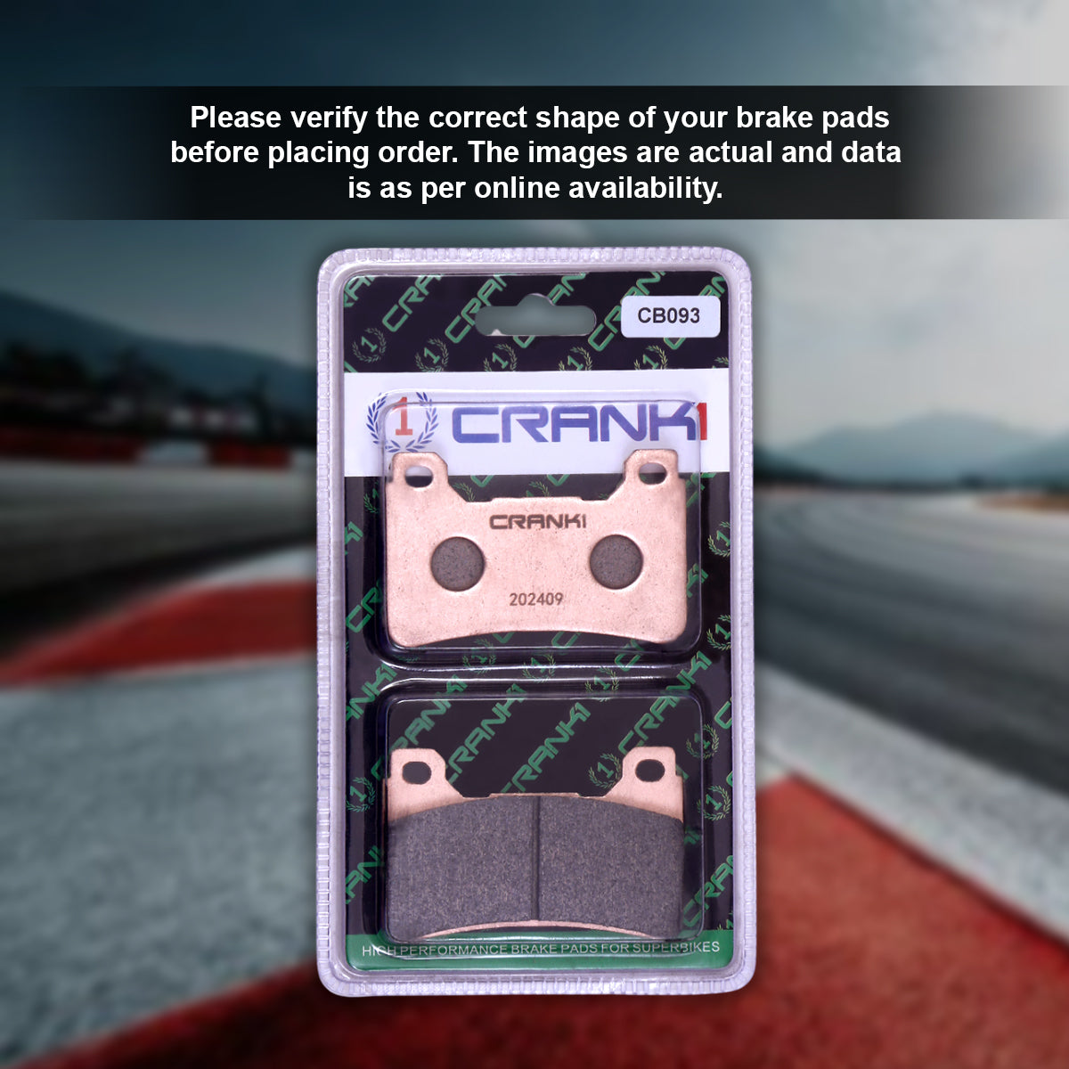 Sintered Brake Pads For Honda CBR600RR (2007-2019) - Front - CB093 - 2 Sets Required