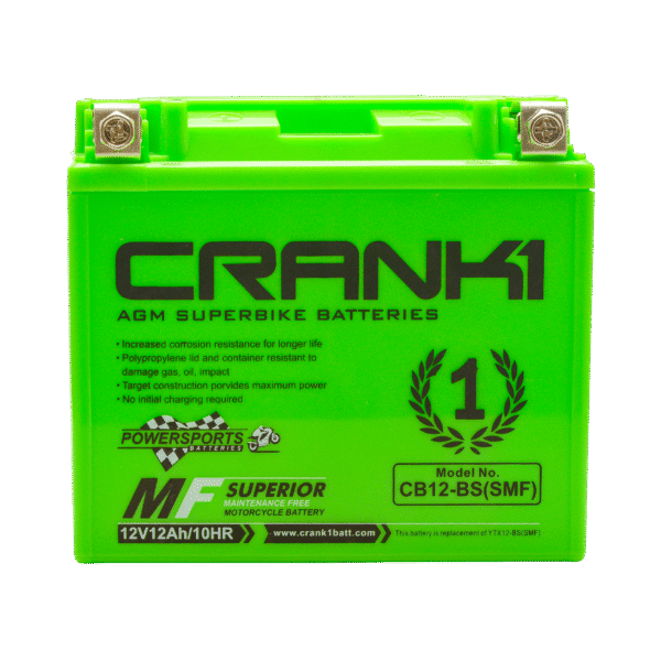 Battery For Aprilia Tuono 1000R (2003-2025) - CB12-BS - Factory Activated
