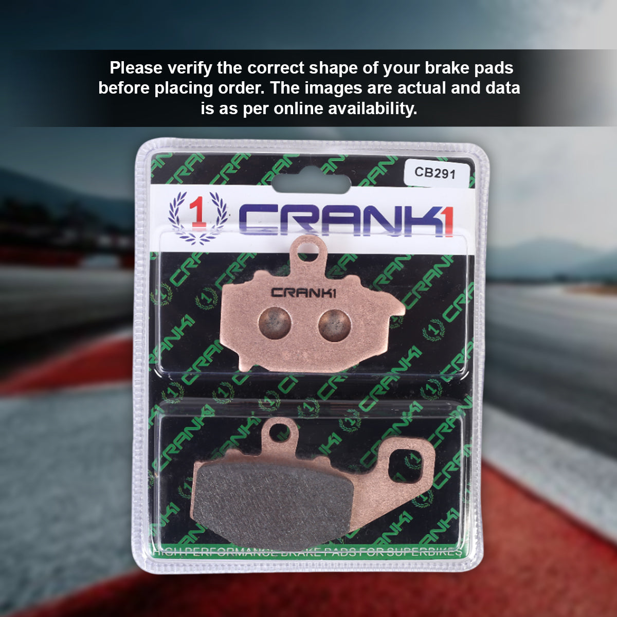 Sintered Brake Pads For Kawasaki Ninja 1000 (2020 Onwards) - Rear - CB291