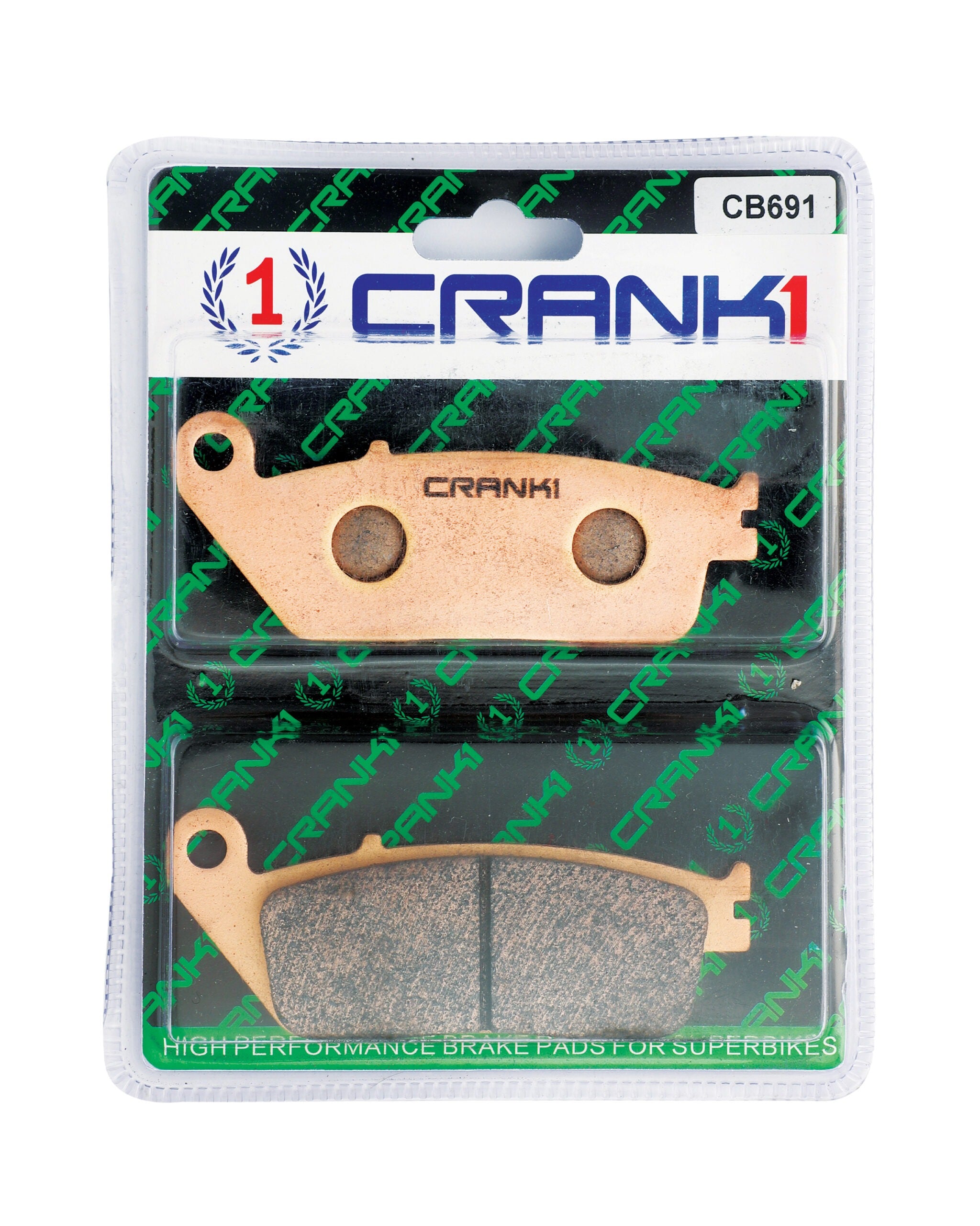 Sintered Brake Pads For Honda NC750X (2014 Onwards) - Front - CB691