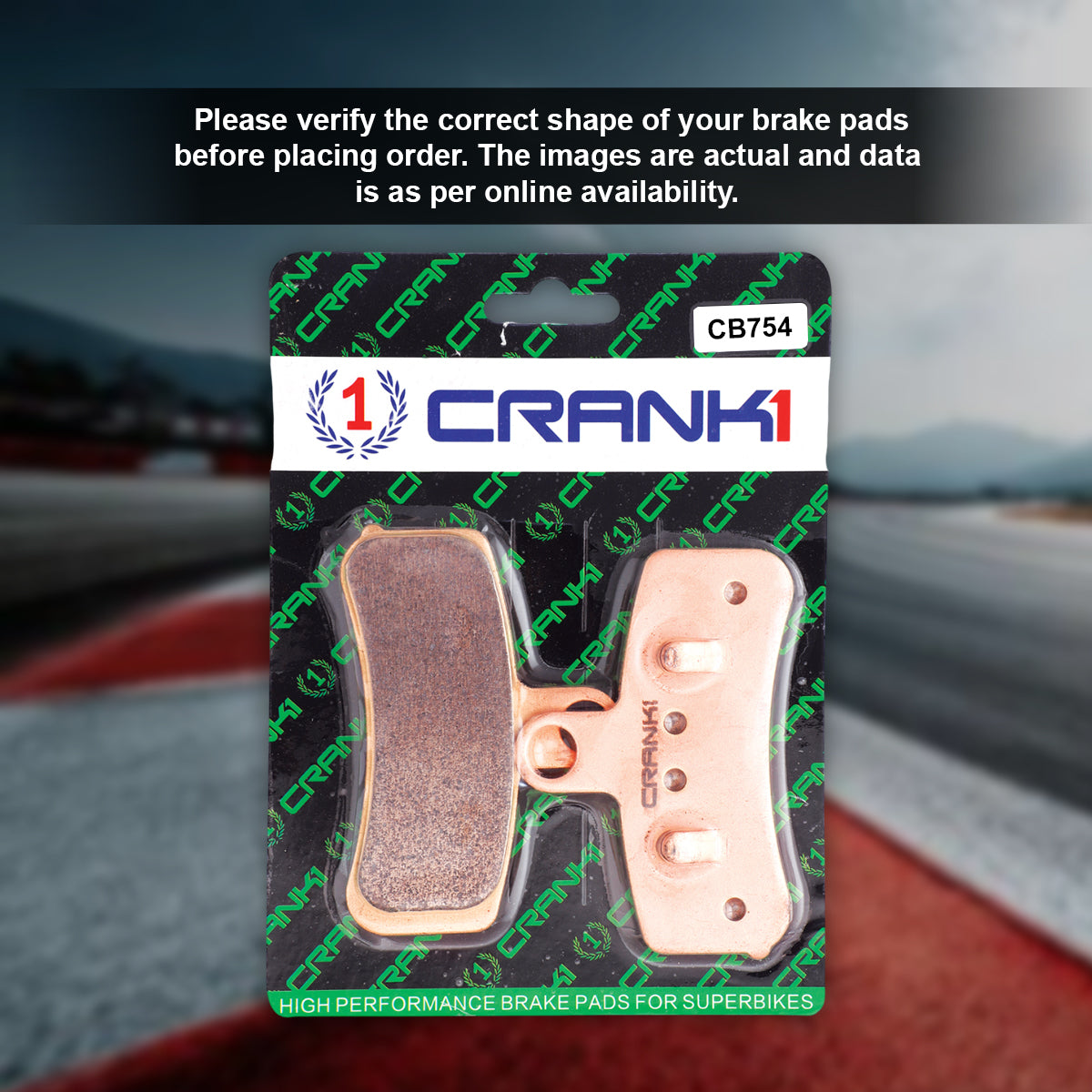 Sintered Brake Pads For Harley Davidson Dyna Fat Bob (2008-2017) - Front - CB754 - 2 Sets