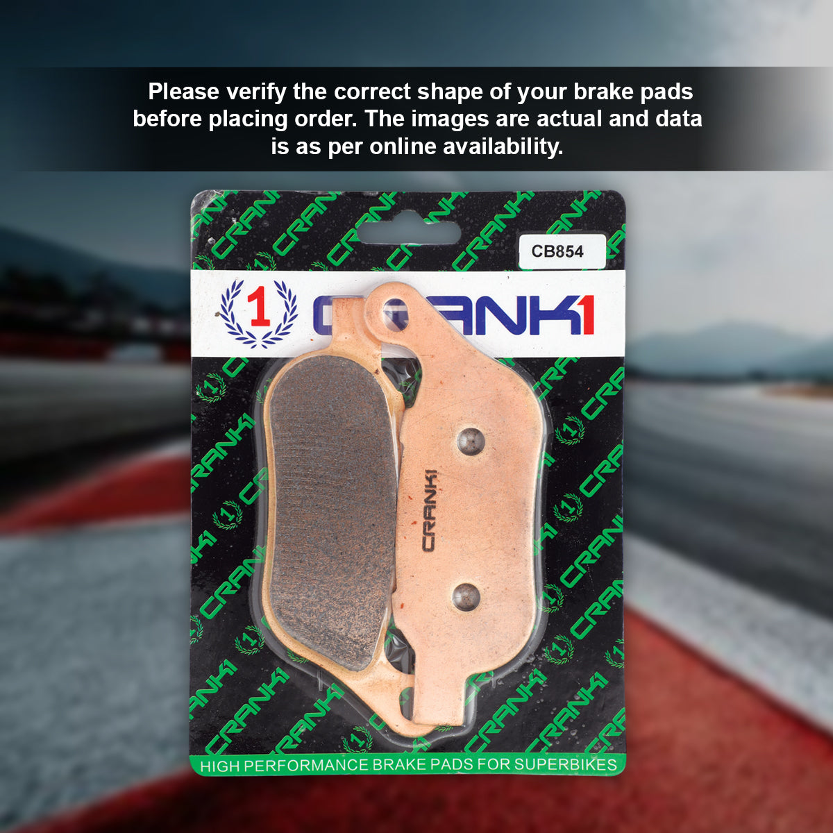 Sintered Brake Pads For Harley Davidson Heritage Softail Classic (2015-2017) - Rear - CB854