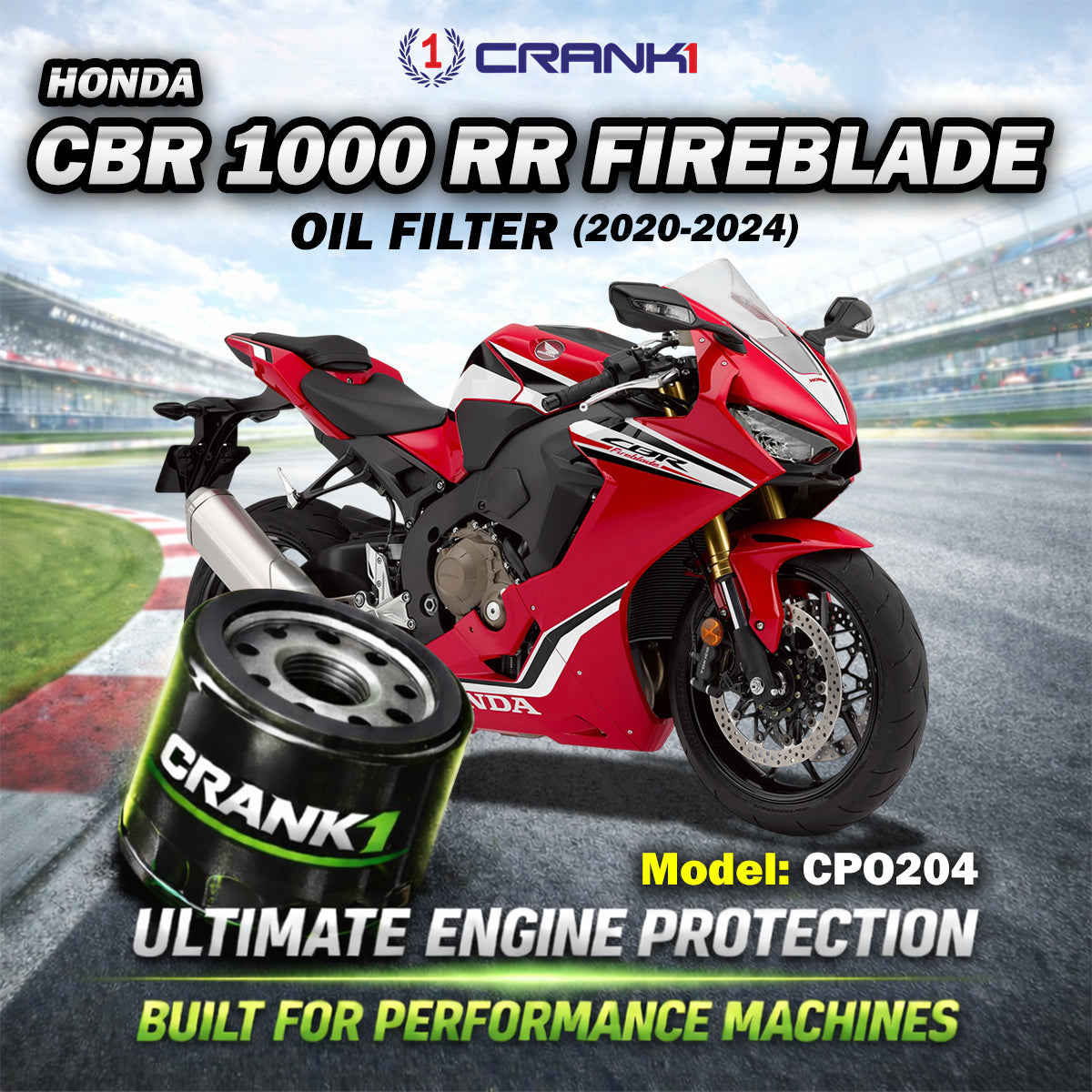 Oil Filter For Honda CBR 1000RR Fireblade (2020-2024) - CPO204
