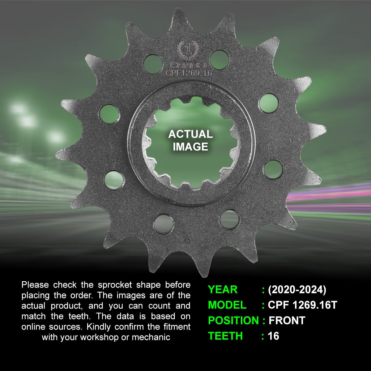 Chain And Sprocket Kit For Honda CBR 1000 RR Fireblade (2020-2024)