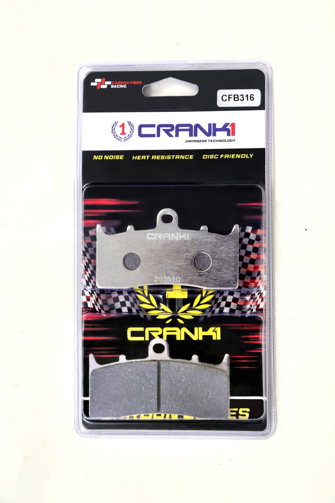 Carbon Brake Pads For BMW K 1600 GT / GTL (2017-2021) - Front - CFB316