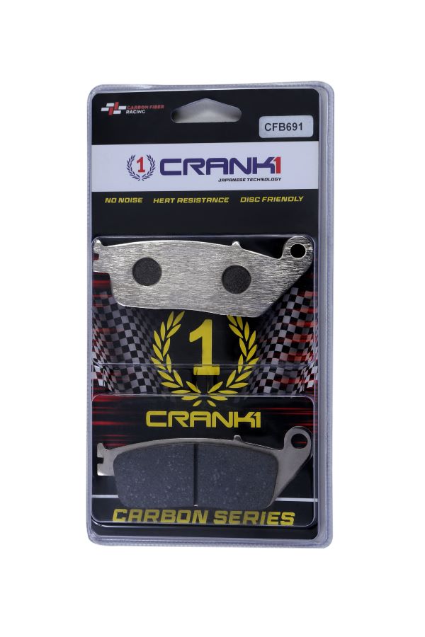 Carbon Brake Pads For Triumph T120 (2016 Onwards) - Front - CFB691