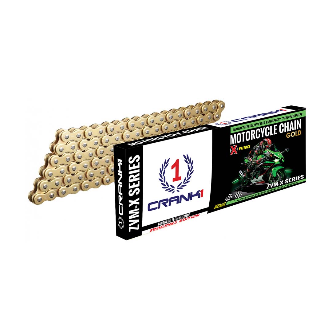 Chain For Benelli TRK 502X (2017 Onwards) - 525 Pitch x 116 Links Gold (ZVMX)