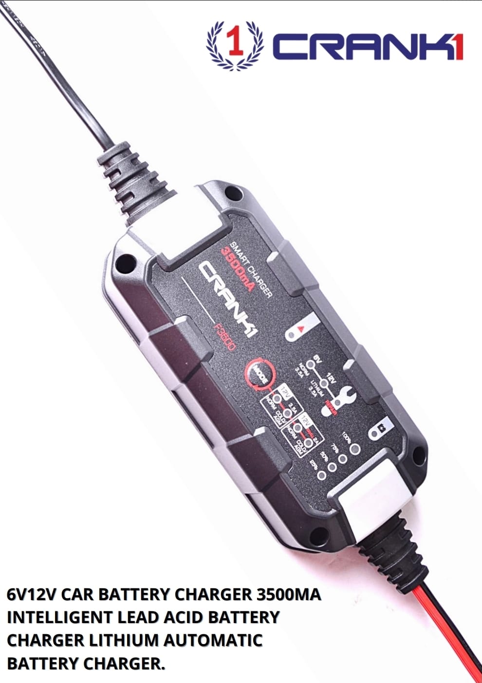 Charger For Motorcycle/Bike Battery - F3500