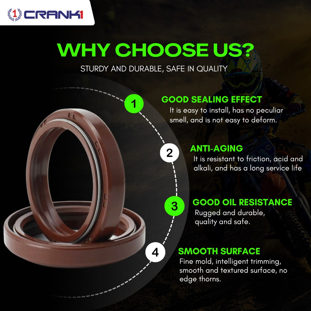 Fork And Dust Seals Kit For BMW R1200 GS LC (2017-2019)