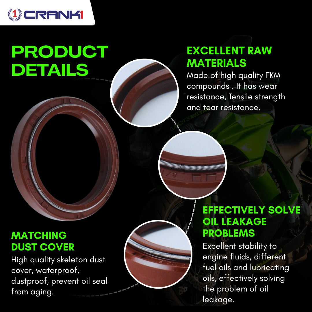 Fork Oil Seals Pair For Indian Chief (2014 Onwards) - CPF55-125