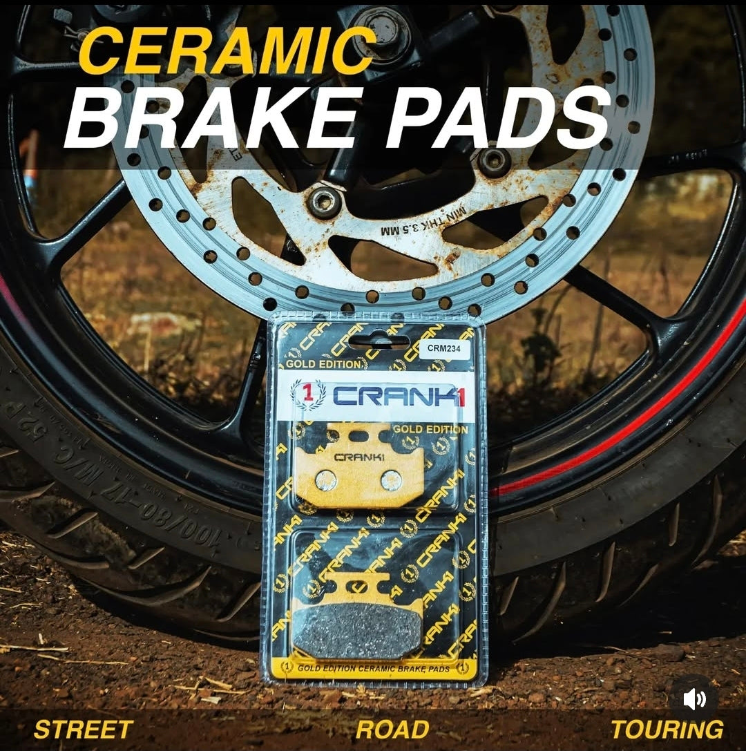 Ceramic Brake Pads For Royal Enfield Himalayan 411- Front - CRM479 - 1