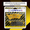 Ceramic Brake Pads For Harley Davidson Sportster Iron 883 (2014 Onwards) - Front - CRM2809 - 1 Set | Smooth Braking | Heat Resistant | Long Life | Disc Friendly