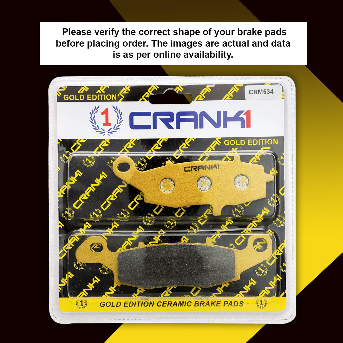 Ceramic Brake Pads For Suzuki V-Strom 650 (2017-2022) - Front - CRM534 + CRM253 - 2 Sets