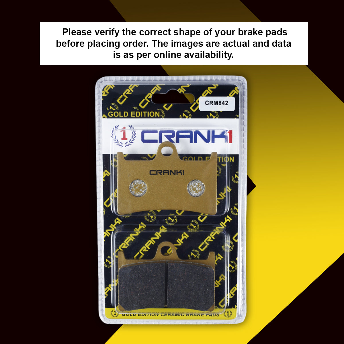 Ceramic Brake Pads For Triumph Thunderbird LT (2017) - Front - CRM842 - 2 Sets